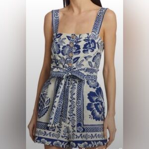 FARM Rio Blue Pineapple Garden Romper